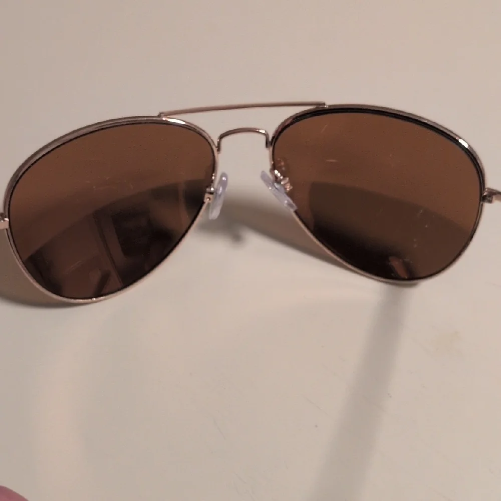 Classic‎ Aviator Gold And Cream Mirrored Lenses Sunglasses